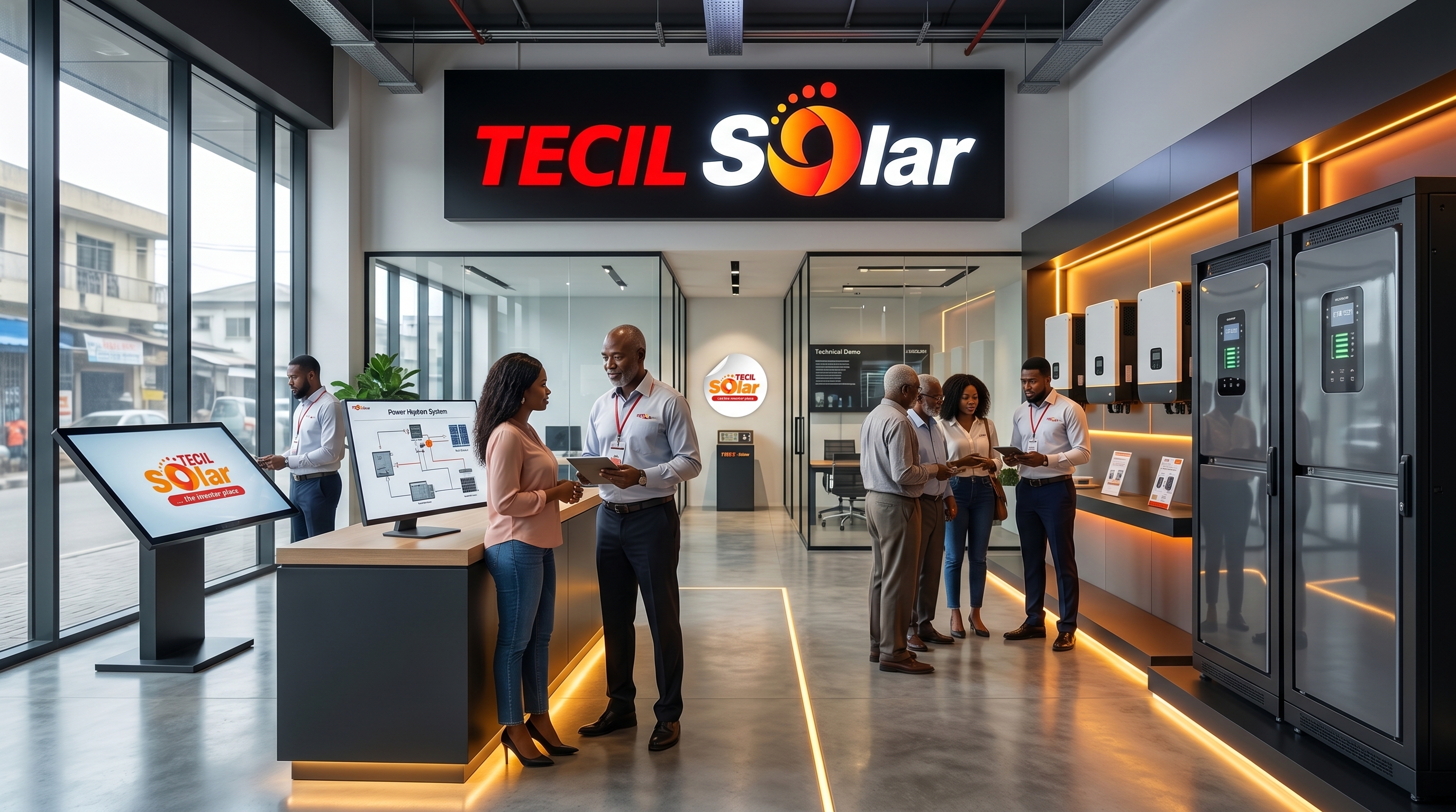 TECIL Solar showroom Calabar