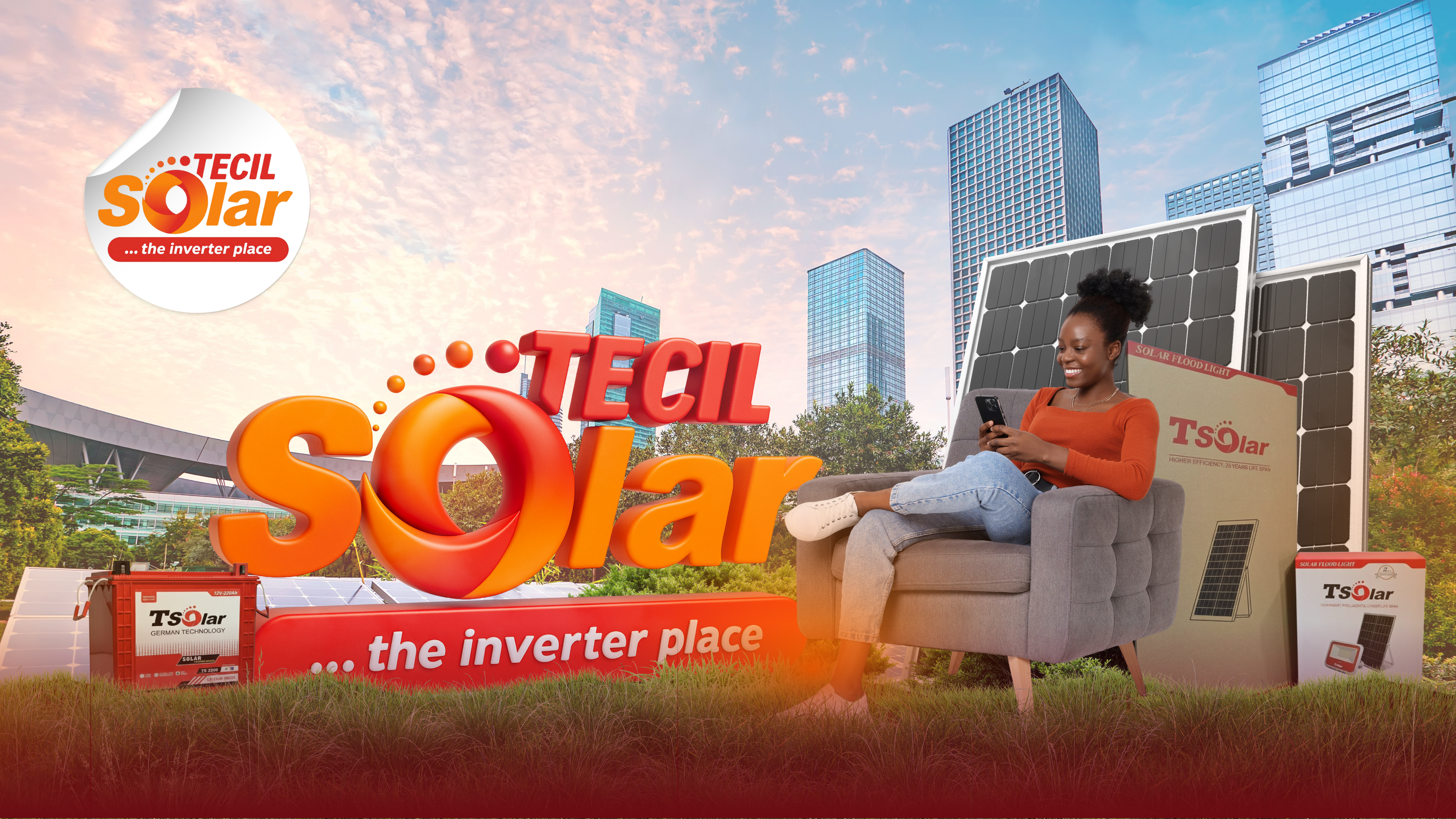 TECIL Solar rooftop installation — residential system