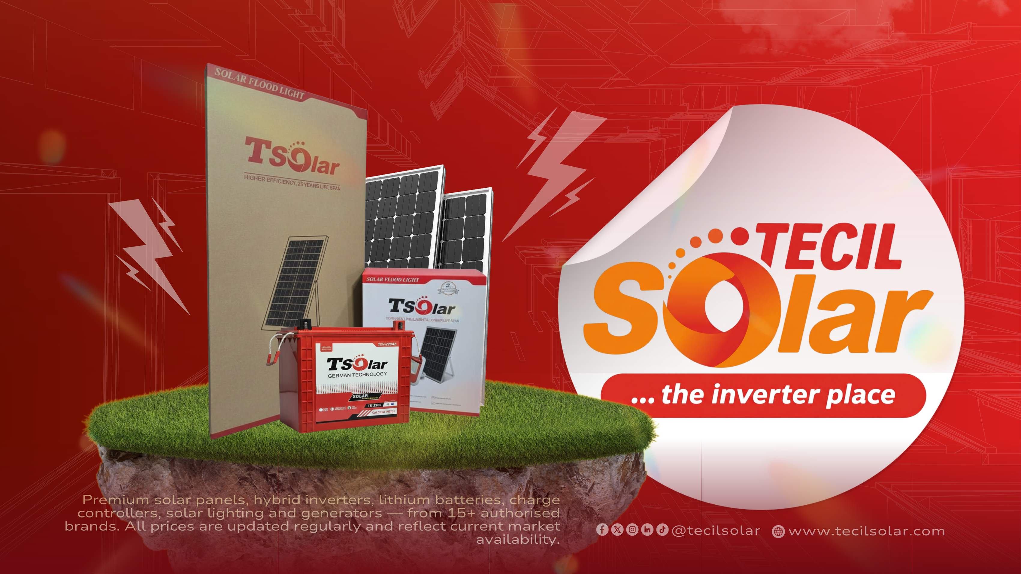 TECIL Solar showroom — Calabar headquarters